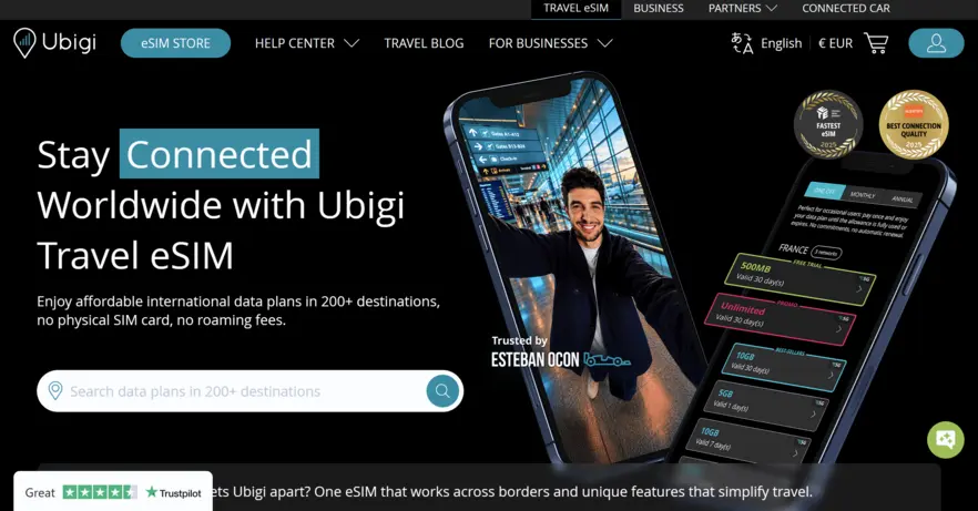 Ubigi eSIM Japan